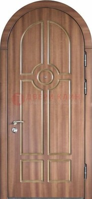 Арочная дверь с отделкой массивом ДА-35 в Лосино-Петровсом