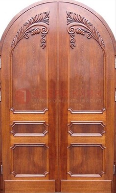 Металлическая арочная дверь ДА-9 в салон красоты в Лосино-Петровсом