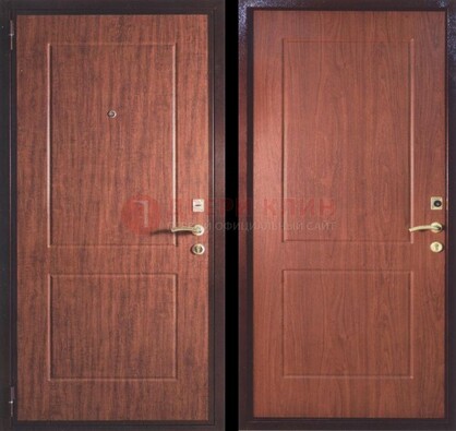 Фрезированная металлическая дверь с МДФ ДМ-182 в Лосино-Петровсом