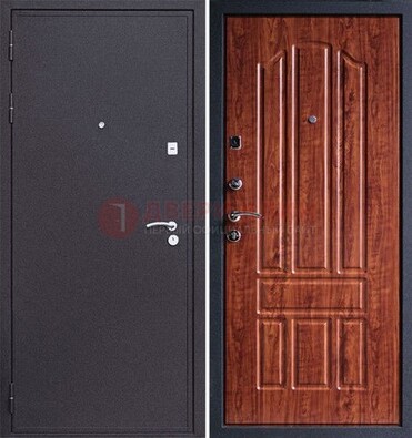 Темная стальная дверь с порошковым напылением ДП-188 в Сургуте