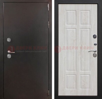Стальная дверь с порошковым напылением с филенчатой МДФ ДП-238 в Лосино-Петровсом
