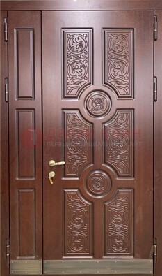 Парадная металлическая дверь с узором ДПР-74 в Лосино-Петровсом