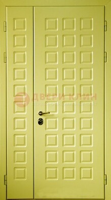 Салатовая тамбурная дверь ДТМ-28 в Лосино-Петровсом