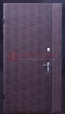 Бордовая металлическая тамбурная дверь ДТМ-3 в Лосино-Петровсом