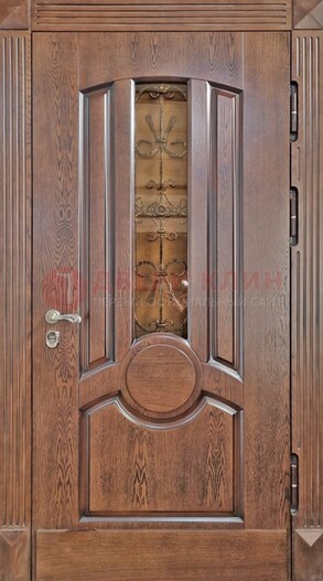 Входная дверь с виноритом и стеклом ДВТ-161