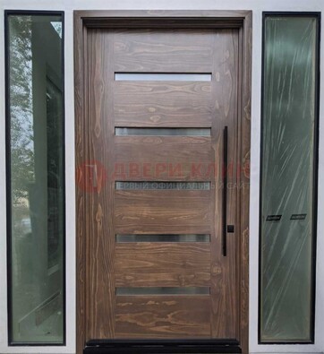 Железная дверь с виноритом и фрамугами ДВТ-189 в Лыткарино