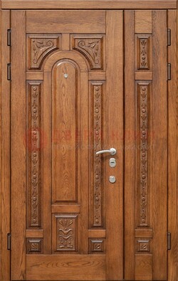 Полуторная железная дверь винорит для дома ДВТ-252 в Лосино-Петровсом