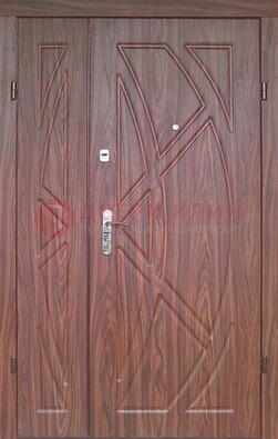 Железная тамбурная полуторная дверь с МДФ ПЛ-7 в Лосино-Петровсом
