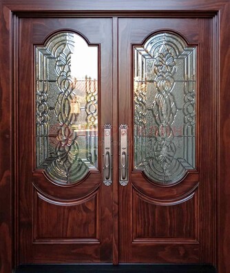 Классическая железная дверь с массивом дуба для входа ВЖ-23 в Лосино-Петровсом